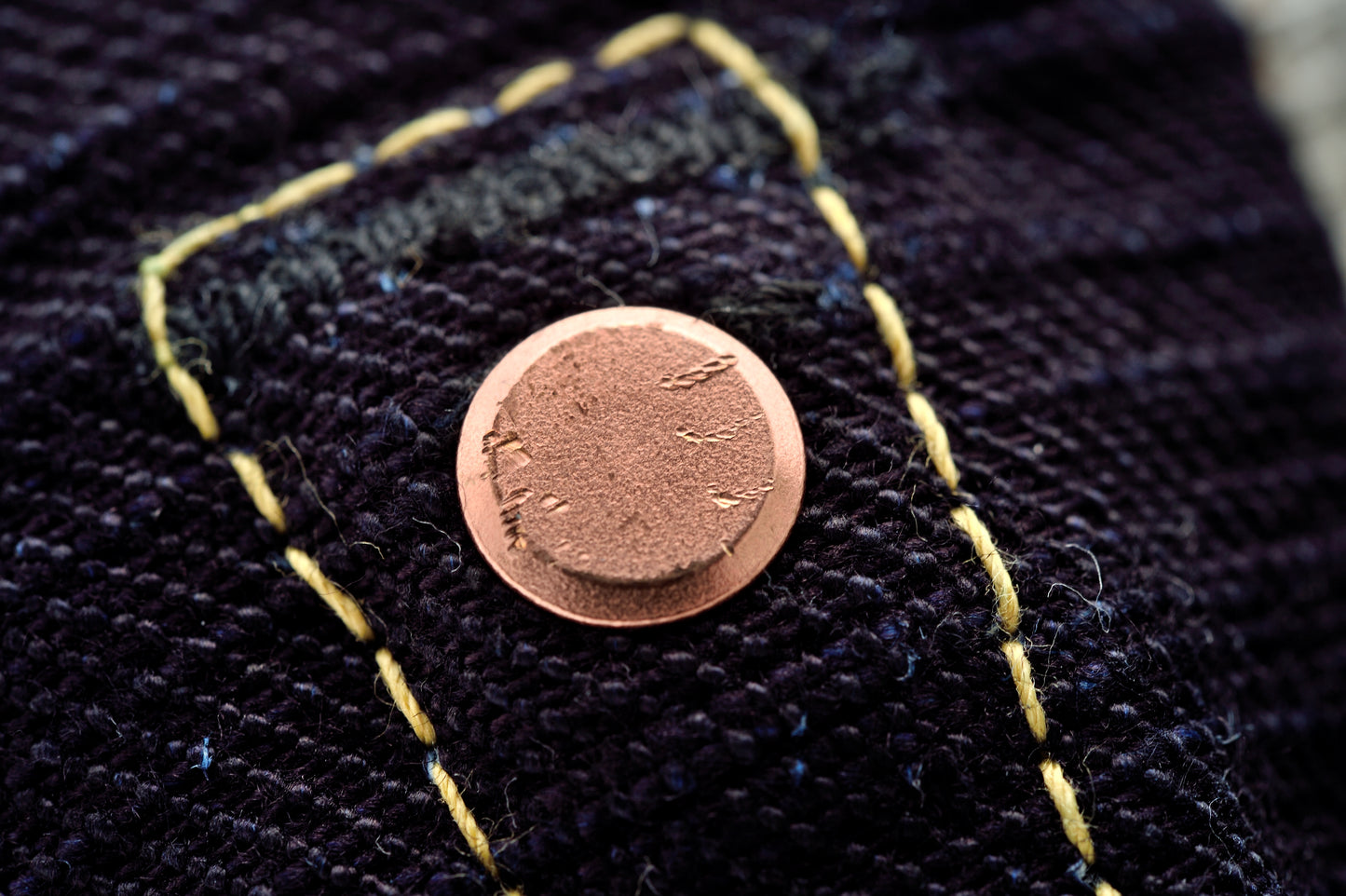 The Strike Gold SG5004ID Classic Double-Indigo Series 15oz Slub Selvedge Jeans - Regular Tapered