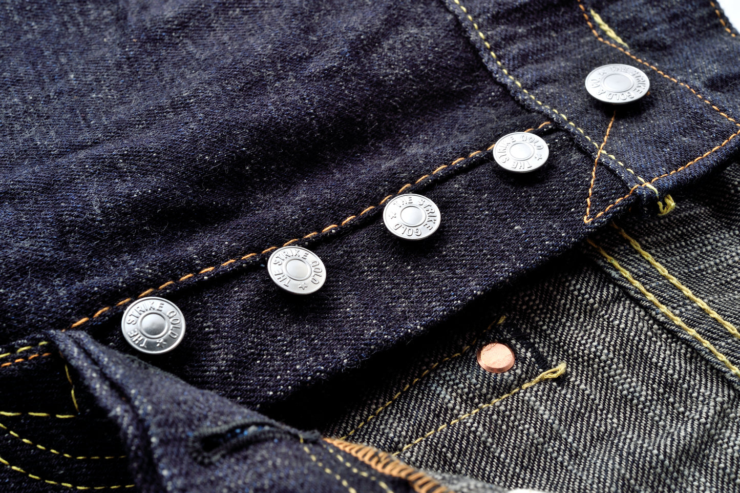 The Strike Gold SG5104 Classic Series 15oz Slub Selvedge Jeans- Regular Tapered