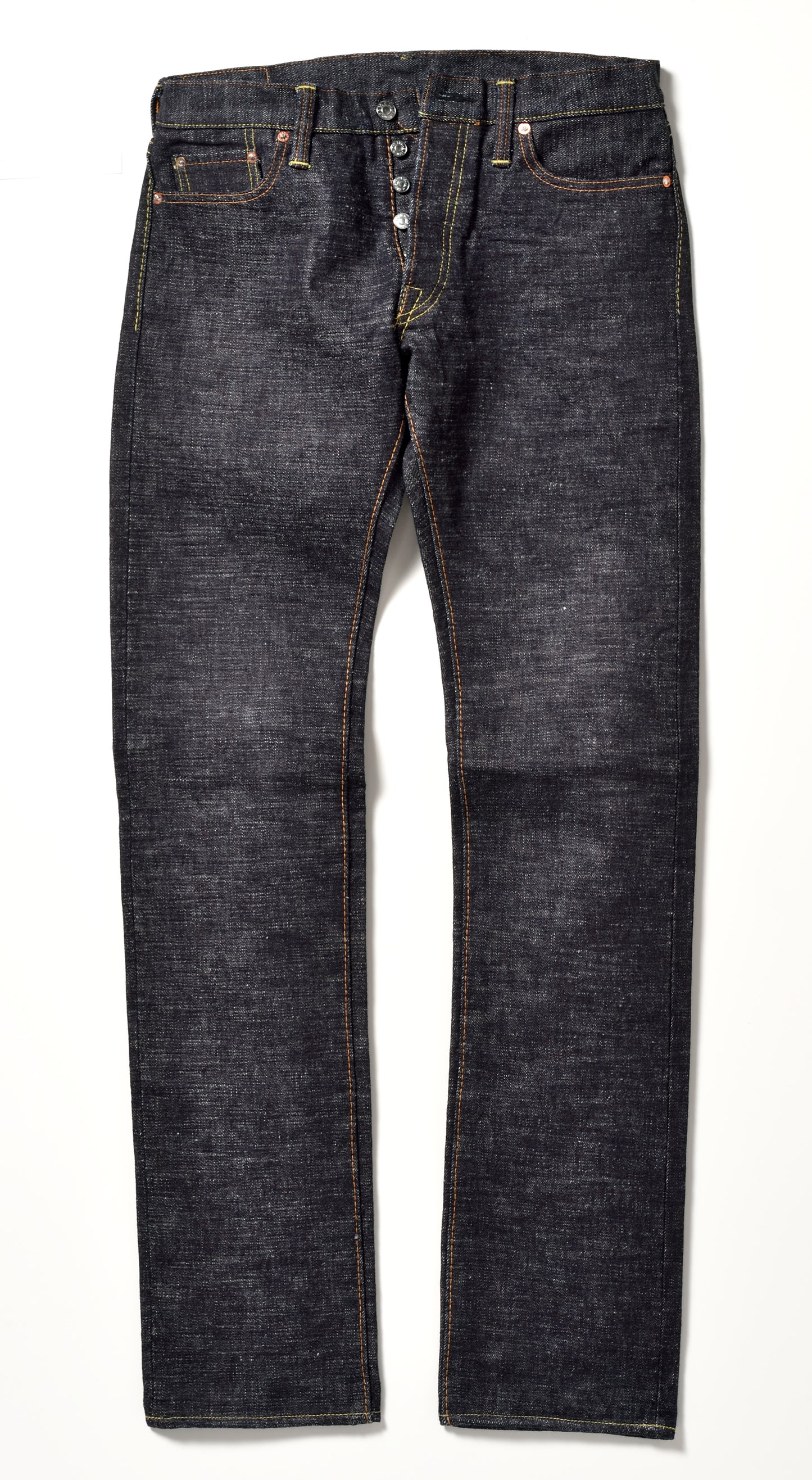 The Strike Gold SG7105 Super Slubby Series 17oz Slubby Selvedge Denim - Stylish Straight