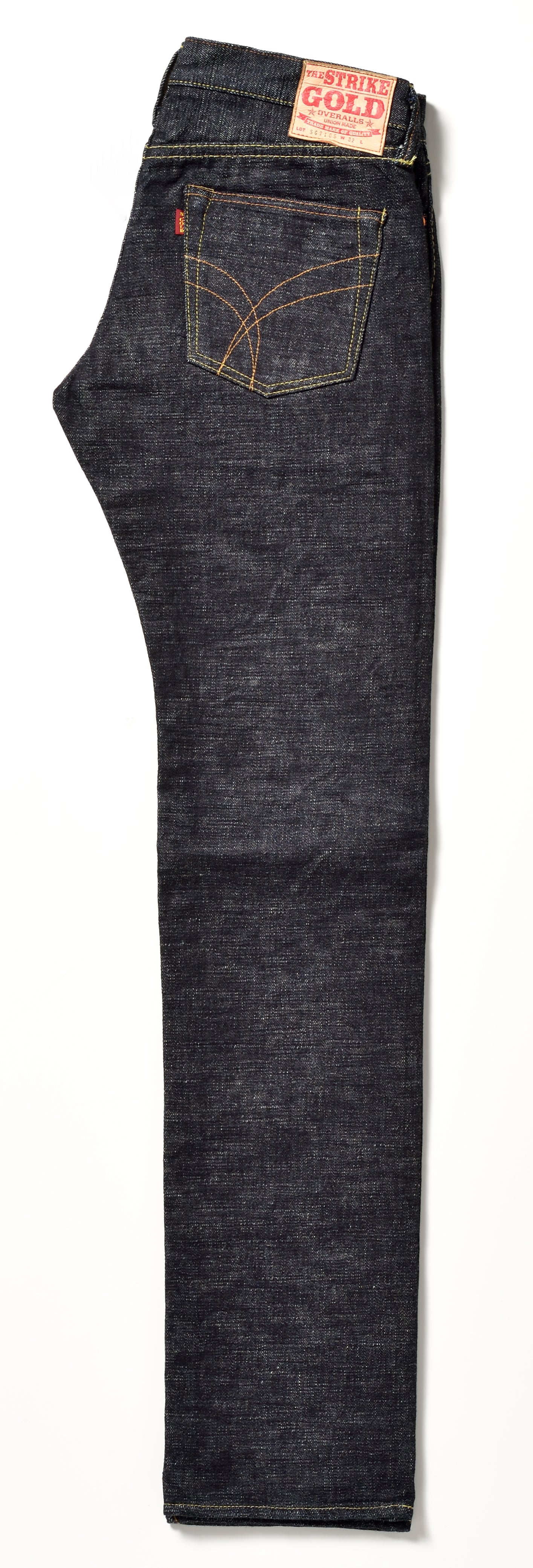 The Strike Gold SG7105 Super Slubby Series 17oz Slubby Selvedge Denim - Stylish Straight