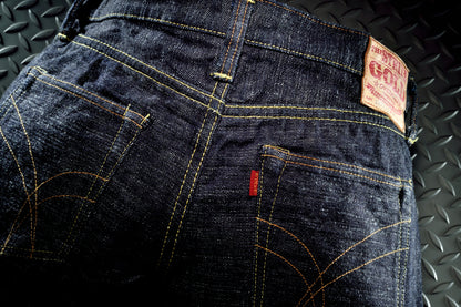 The Strike Gold SG7105 Super Slubby Series 17oz Slubby Selvedge Denim - Stylish Straight