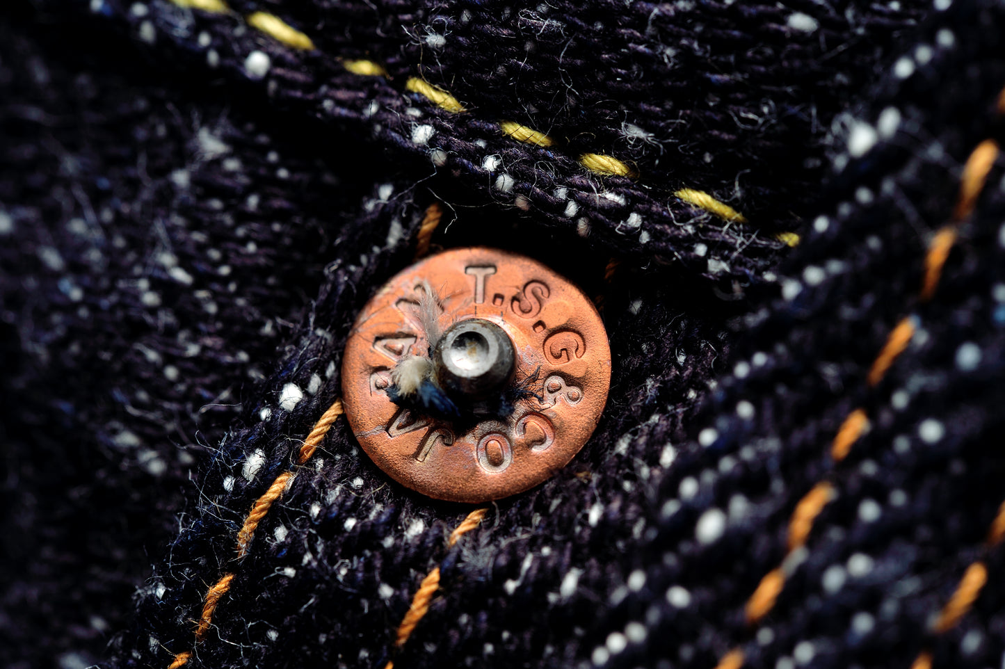 The Strike Gold SG7103 Super Slubby Series 17oz Slubby Selvedge Denim - Classic Straight