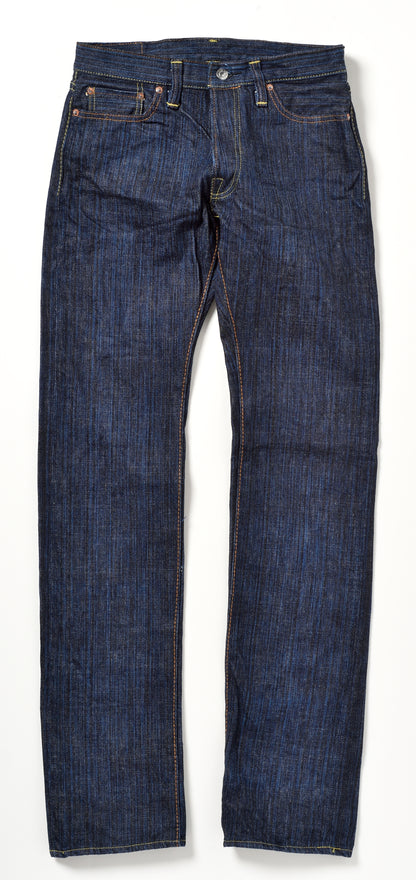 The Strike Gold SG8105 Shower Slubby Series 16oz Selvedge Jeans - Stylish Straight