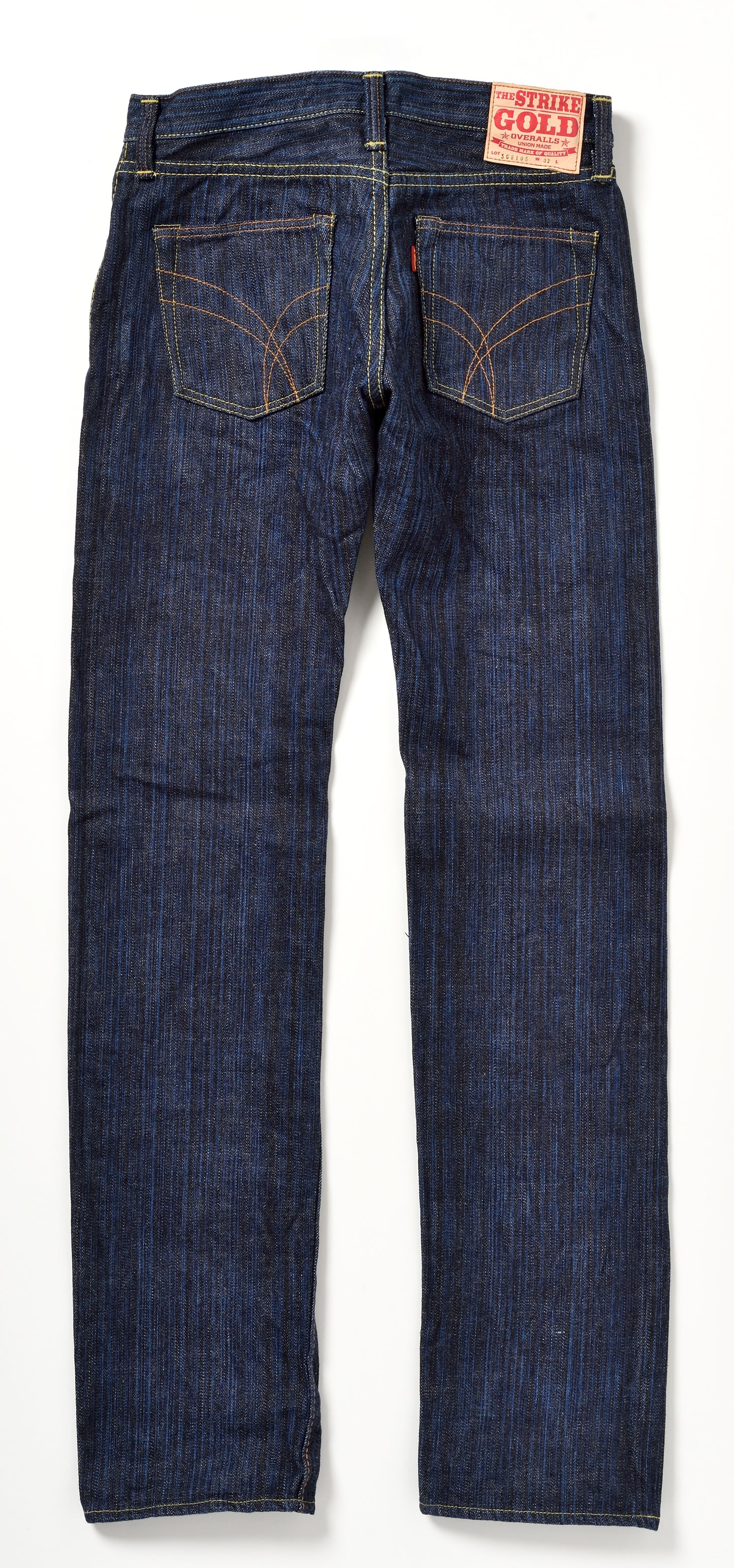 The Strike Gold SG8105 Shower Slubby Series 16oz Selvedge Jeans - Stylish Straight