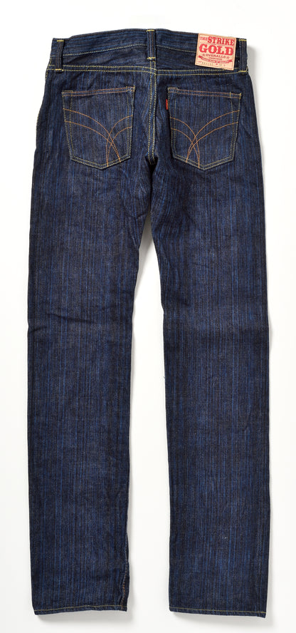 The Strike Gold SG8105 Shower Slubby Series 16oz Selvedge Jeans - Stylish Straight