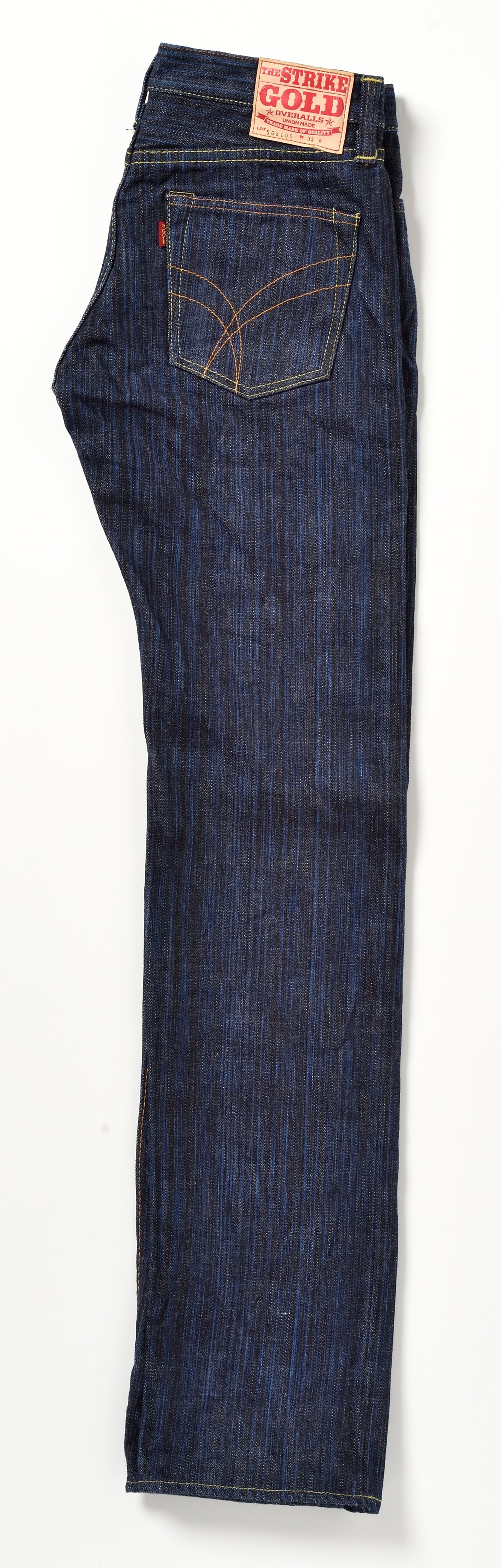The Strike Gold SG8105 Shower Slubby Series 16oz Selvedge Jeans - Stylish Straight