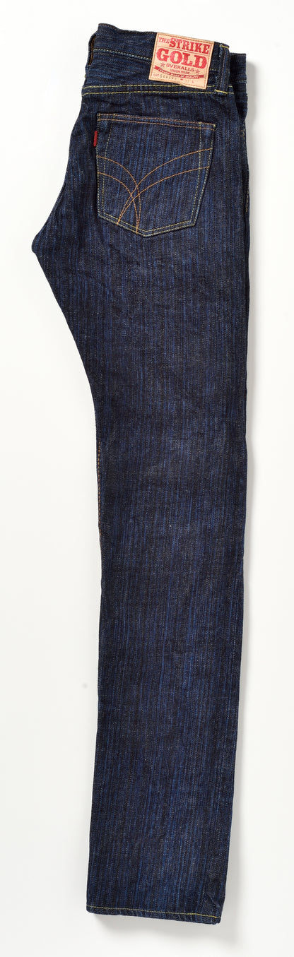 The Strike Gold SG8109 Shower Slubby Series 16oz Selvedge Jeans - Slim Tapered