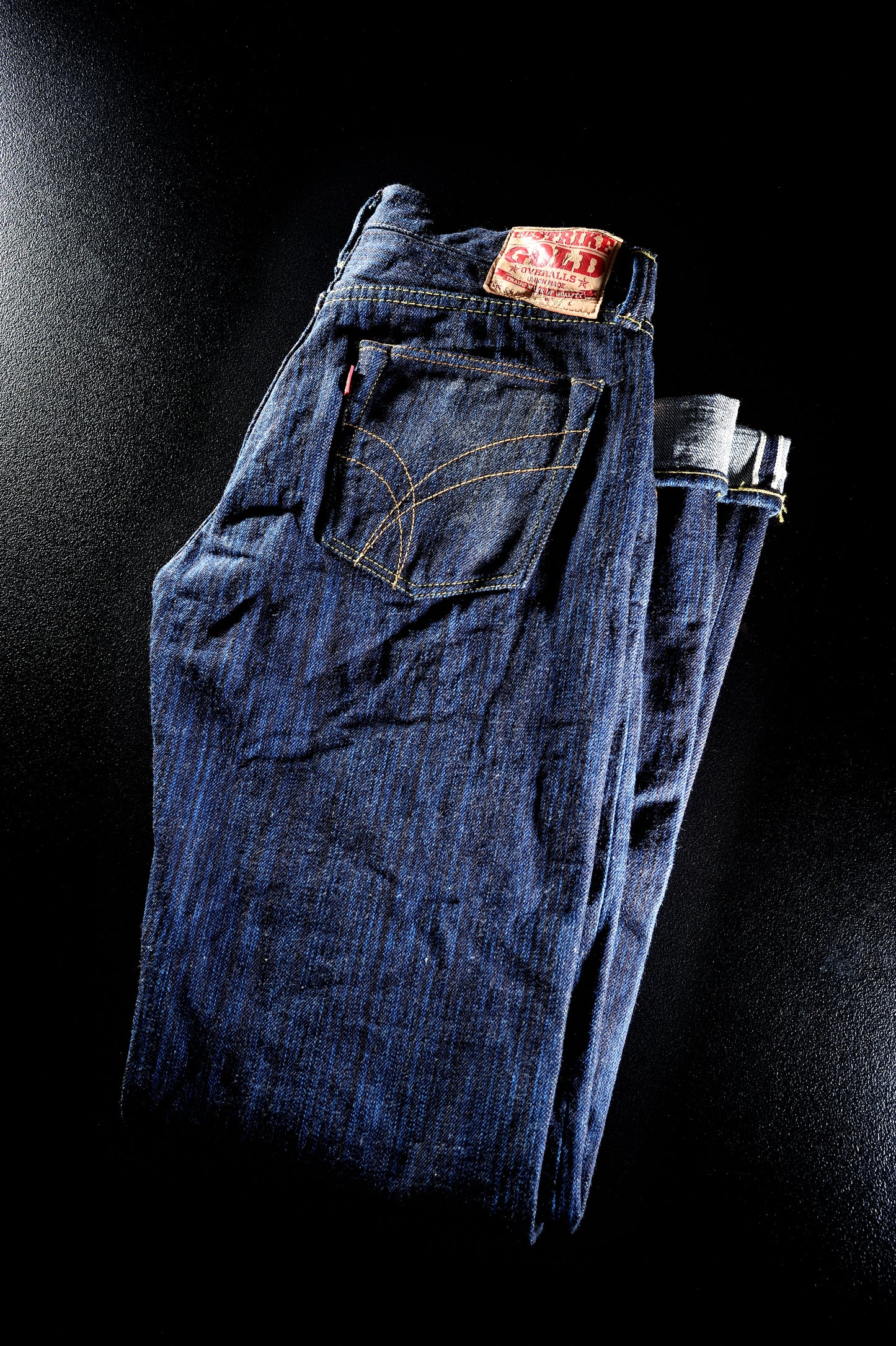 The Strike Gold SG8109 Shower Slubby Series 16oz Selvedge Jeans - Slim Tapered