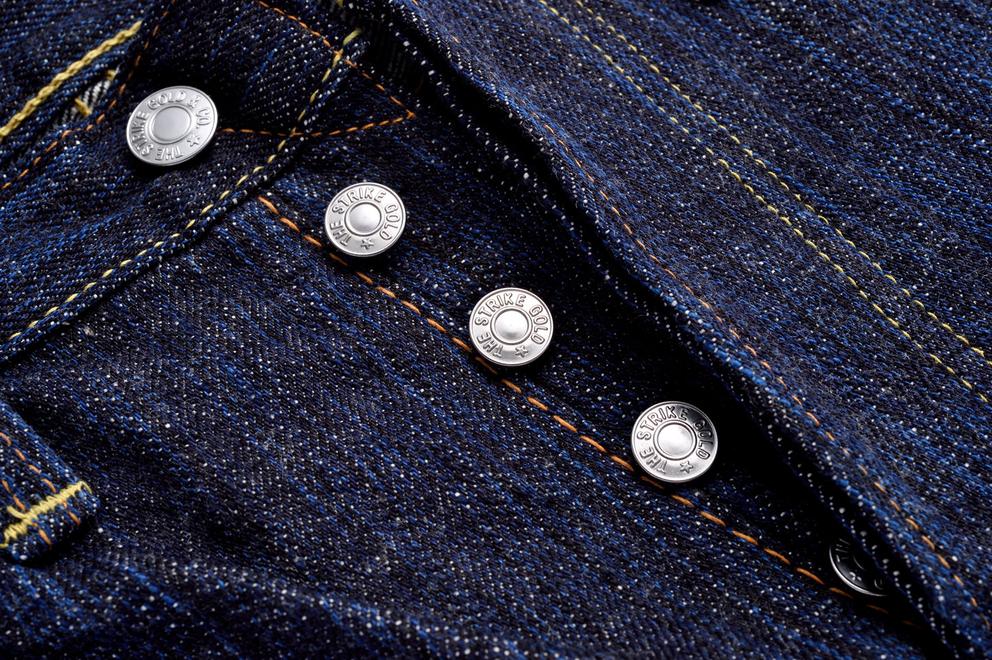 The Strike Gold SG8104 Shower Slubby Series 16oz Selvedge Jeans - Regular Tapered