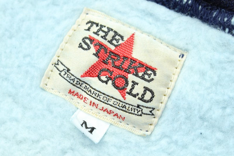 SGC2402 / The Strike Gold Indigo yarn dyed LoopWheel Full Zip Sweat Parka Hoodie