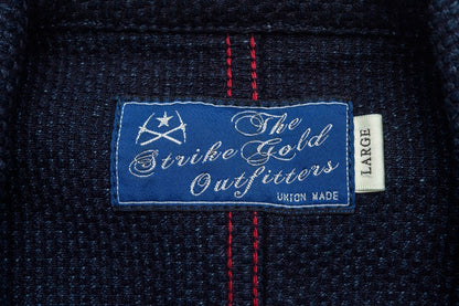 SGJ002 / The Strike Gold　INDIGO SASHIKO SHOP COAT