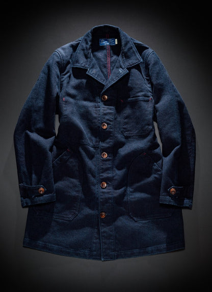 SGJ002 / The Strike Gold　INDIGO SASHIKO SHOP COAT