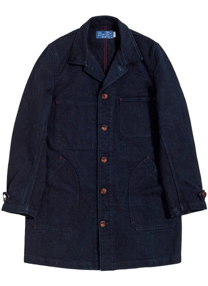 SGJ002 / The Strike Gold　INDIGO SASHIKO SHOP COAT