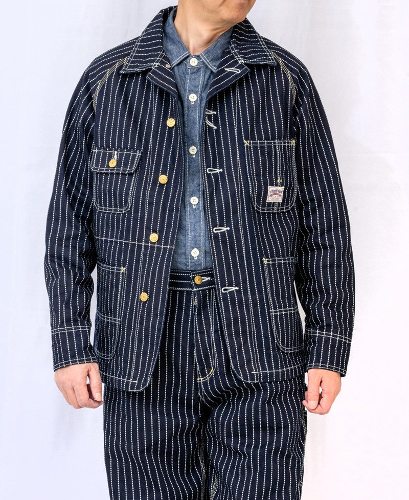 SGJ003 / The Strike Gold UTILITY STANDARD Series 12oz Original Wabash Denim CHORE COAT