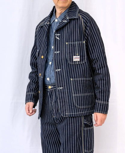 SGJ003 / The Strike Gold UTILITY STANDARD Series 12oz Original Wabash Denim CHORE COAT