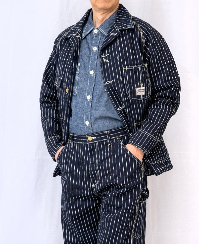 SGJ003 / The Strike Gold UTILITY STANDARD Series 12oz Original Wabash Denim CHORE COAT