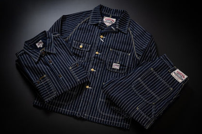 SGJ003 / The Strike Gold UTILITY STANDARD Series 12oz Original Wabash Denim CHORE COAT
