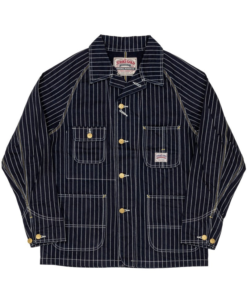 SGJ003 / The Strike Gold UTILITY STANDARD Series 12oz Original Wabash Denim CHORE COAT