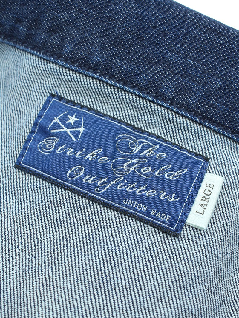 SGJ2601 / The Strike Gold Denim Sport Jacket – 11oz Indigo Denim