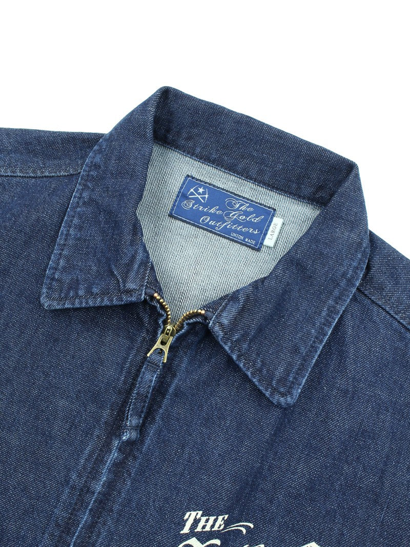 SGJ2601 / The Strike Gold Denim Sport Jacket – 11oz Indigo Denim