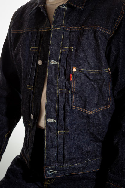SGJ40X / The Strike Gold Origin Series 14oz Low-Tension Neppy Selvedge Denim Mid-'40s Jacket