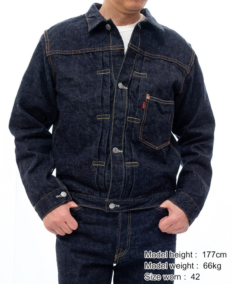 SGJ40X / The Strike Gold Origin Series 14oz Low-Tension Neppy Selvedge Denim Mid-'40s Jacket