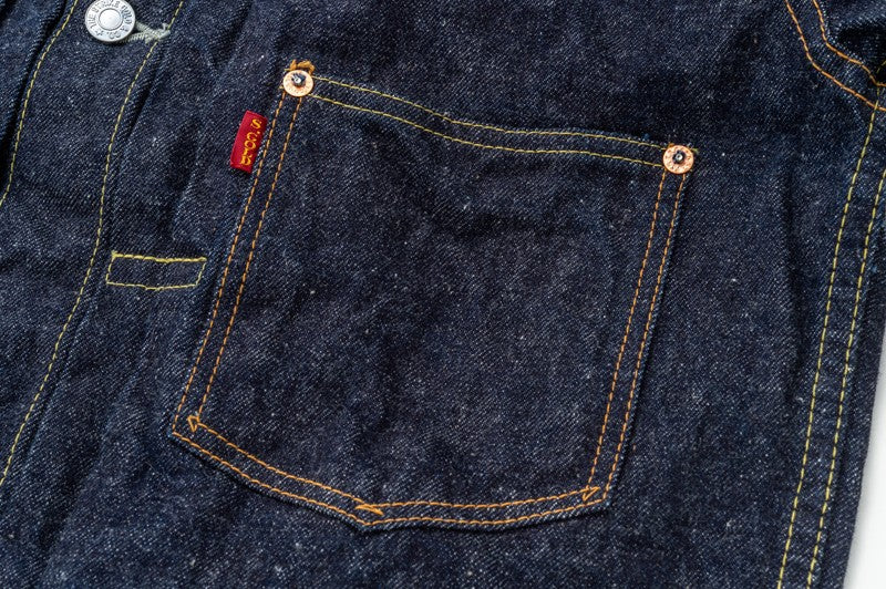 SGJ40X / The Strike Gold Origin Series 14oz Low-Tension Neppy Selvedge Denim Mid-'40s Jacket