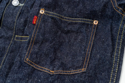 SGJ40X / The Strike Gold Origin Series 14oz Low-Tension Neppy Selvedge Denim Mid-'40s Jacket