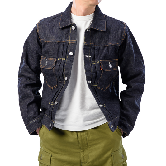 The Strike Gold SGJ50S  Classic Series 15oz 50's Denim Jacket