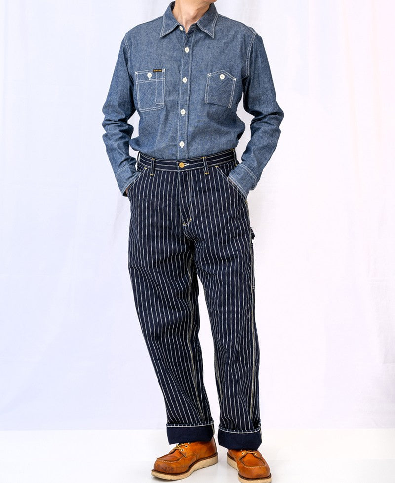 SGP003 / The Strike Gold UTILITY STANDARD Series 12oz Original Wabash Denim Painter Pants