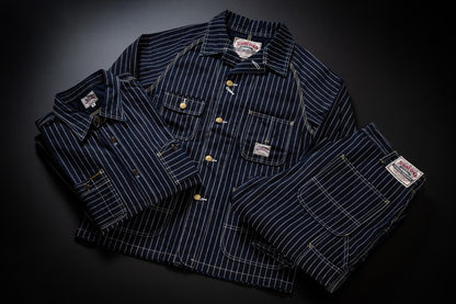SGS003 / The Strike Gold UTILITY STANDARD Series 12oz Original Wabash Denim Work Shirt