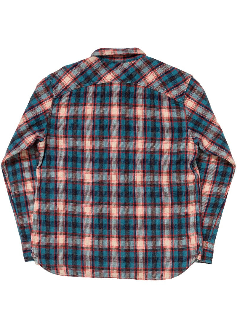 SGS2401 / The Strike Gold Alpaca-blend Wool Brushed Check Work Shirt