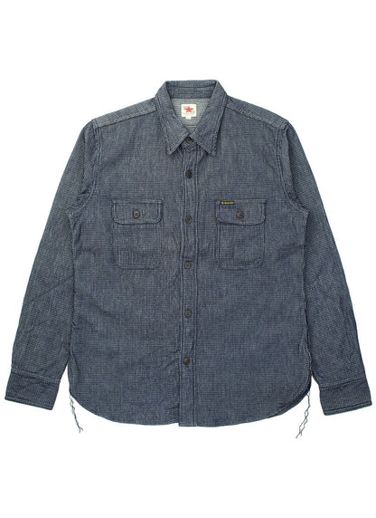 SGS2404 / The Strike Gold Indigo Dobby Work Shirt