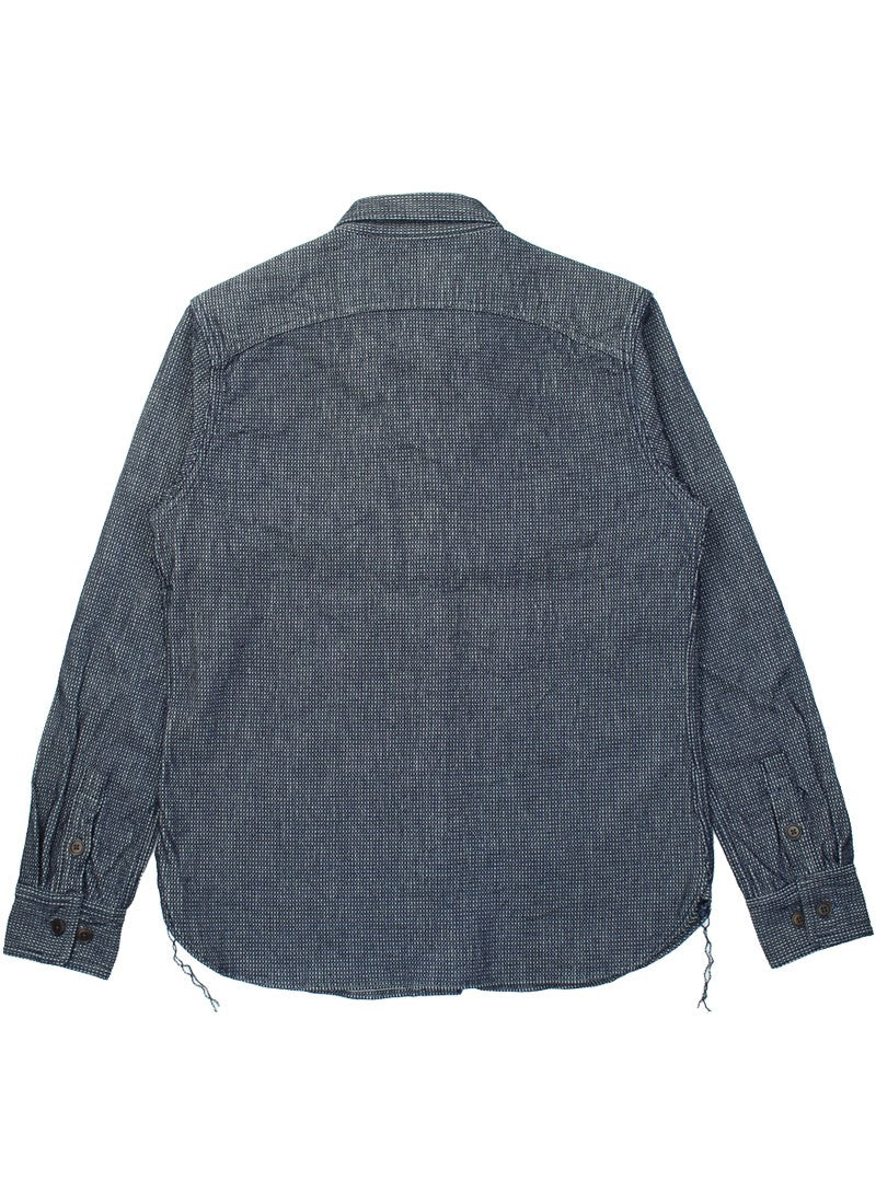 SGS2404 / The Strike Gold Indigo Dobby Work Shirt