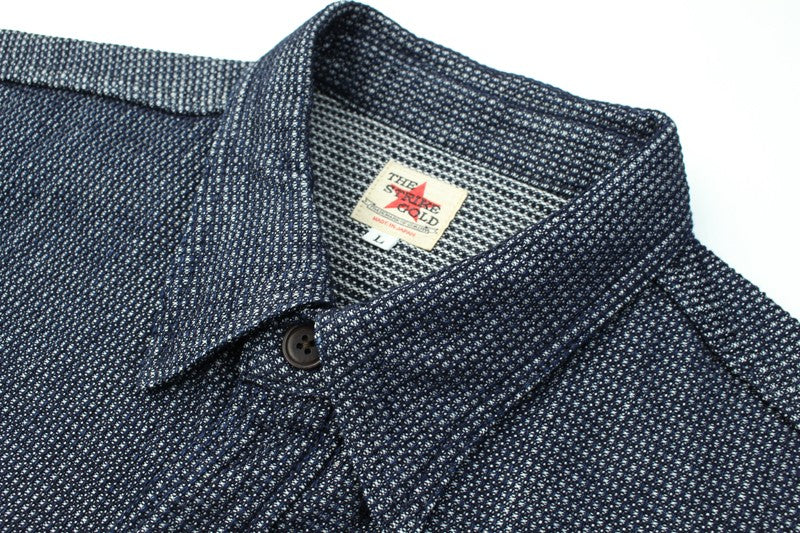 SGS2404 / The Strike Gold Indigo Dobby Work Shirt