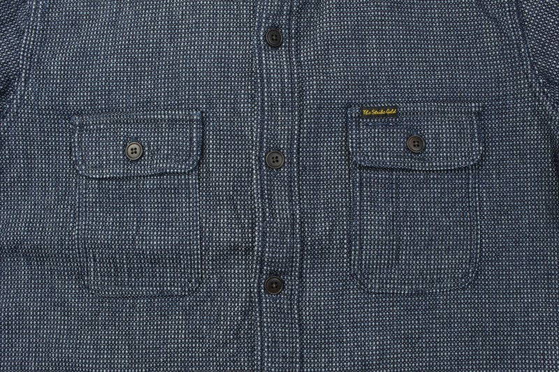 SGS2404 / The Strike Gold Indigo Dobby Work Shirt