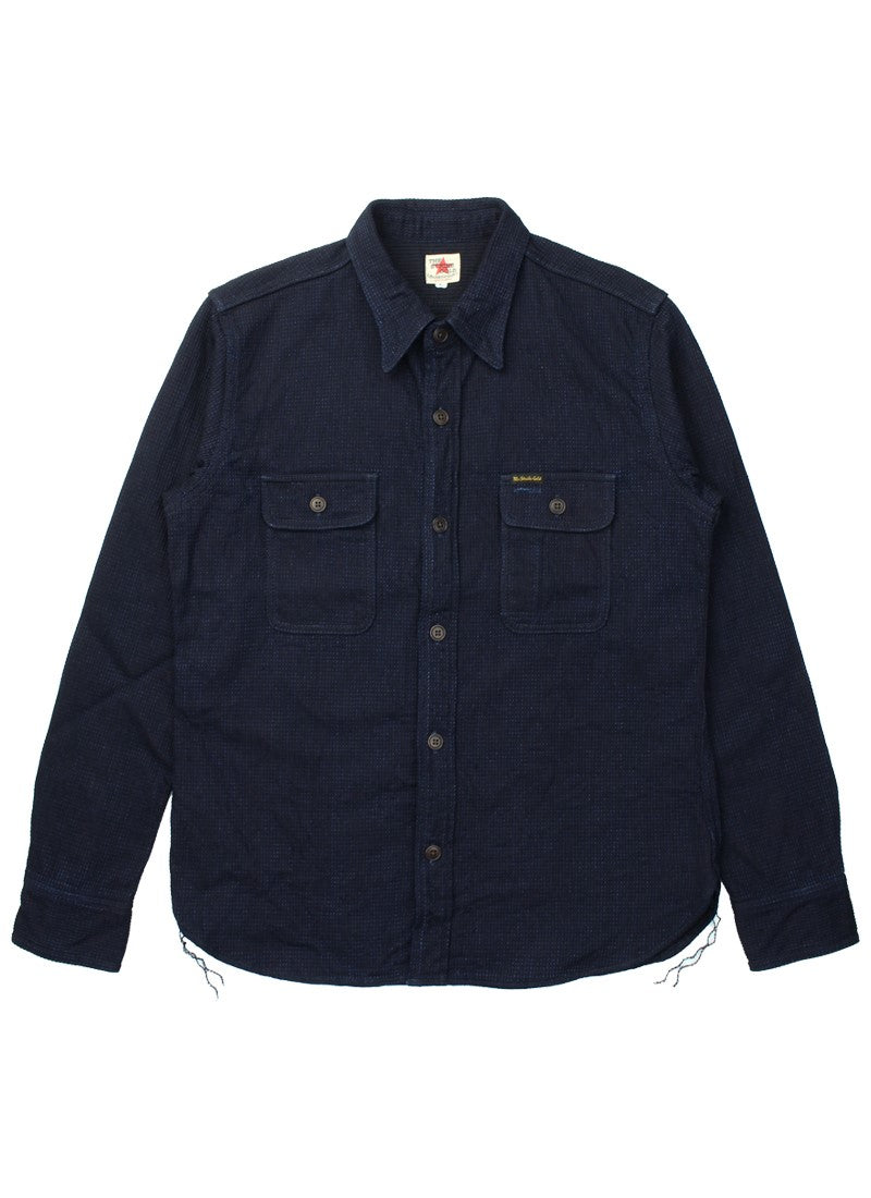 SGS2405 / The Strike Gold Indigo Dobby Work Shirt