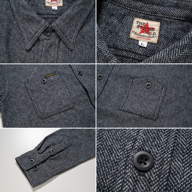 SGS2601 / The Strike Gold COTTON TWEEED Work Shirt