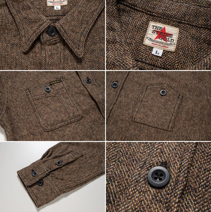 SGS2601 / The Strike Gold COTTON TWEEED Work Shirt