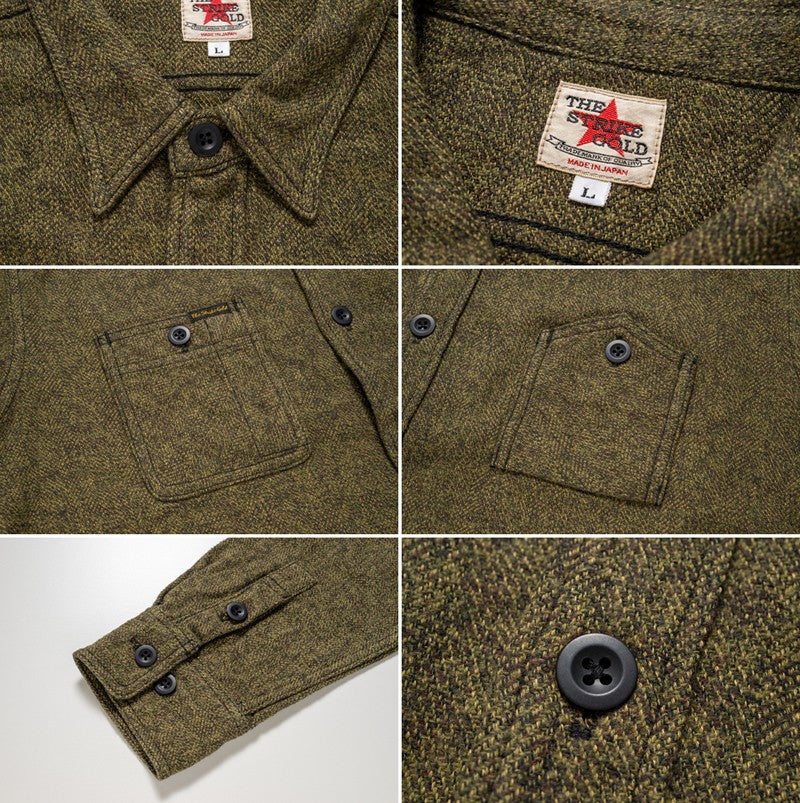 SGS2601 / The Strike Gold COTTON TWEEED Work Shirt