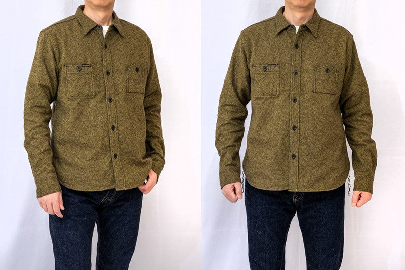 SGS2601 / The Strike Gold COTTON TWEEED Work Shirt