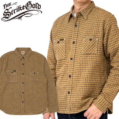 SGS2602 / The Strike Gold COTTON TWEEED Work Shirt