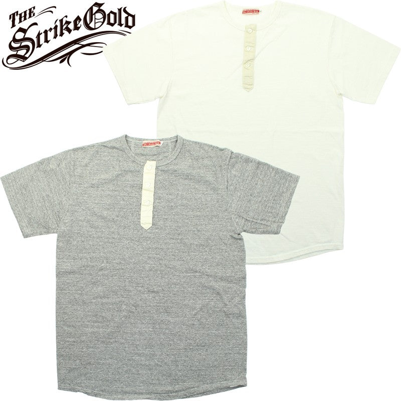 SGT2008 / The Strike Gold Original Loopwheel Henley neck T-shirt