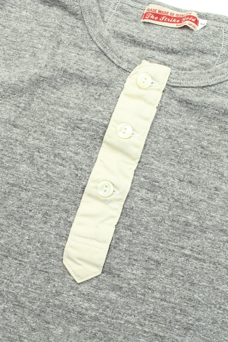 SGT2008 / The Strike Gold Original Loopwheel Henley neck T-shirt