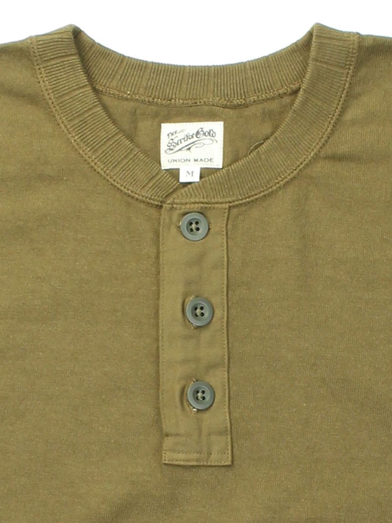 SGT2401 ストライクゴールド オリジナル ヘビー ヘンリーネック Tシャツ