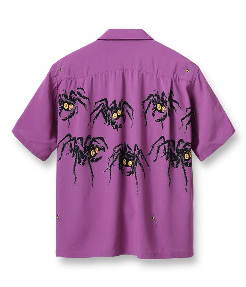 SH38873 / STAR OF HOLLY WOOD HIGH DENSITY RAYON OPEN SHIRT “TARANTULA” 