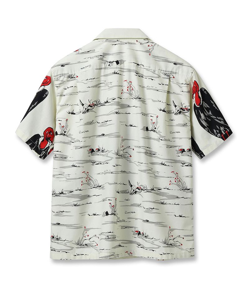 SH39311 STAR OF HOLLY WOOD COTTON TYPEWRITER OPEN SHIRT “CONDOR”