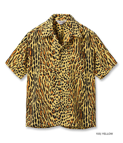 SH39708 / STAR OF HOLLY WOOD HIGH DENSITY RAYON OPEN SHIRT “OCELOT”