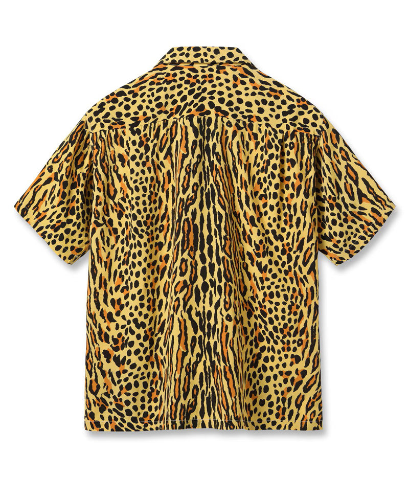 SH39708 / STAR OF HOLLY WOOD HIGH DENSITY RAYON OPEN SHIRT “OCELOT”
