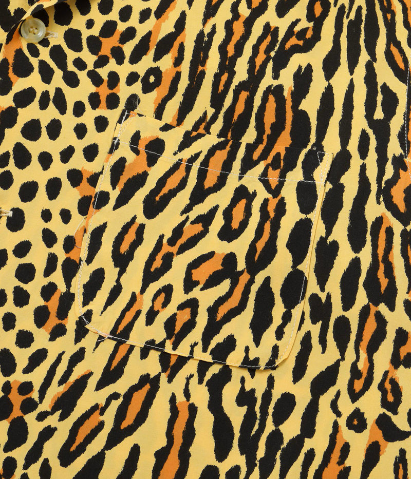 SH39708 / STAR OF HOLLY WOOD HIGH DENSITY RAYON OPEN SHIRT “OCELOT”